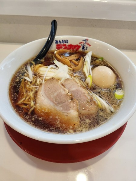 「黒中華そば」@テンホウ 岡谷長地店の写真