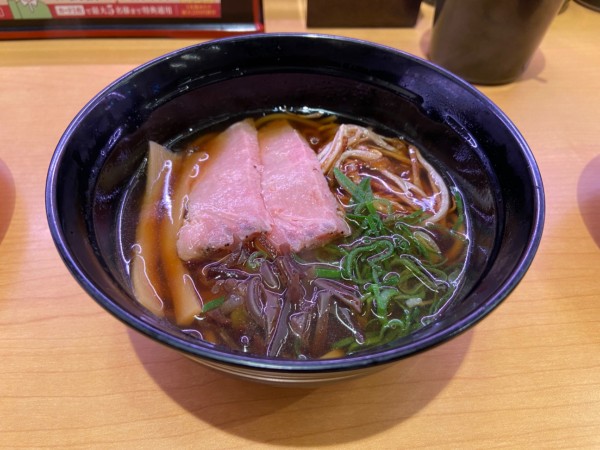 「神原 回転の宴 醤油ラーメン(440円)」@スシロー 日立諏訪店の写真