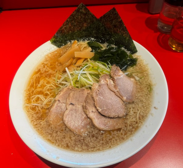 「ネギチャーシュー麺大盛り」@ラーメンショップ まる壱の写真