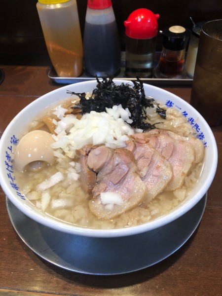 「特製背脂煮干しそば」@燕三条中華そば ぎと家 武里本店の写真