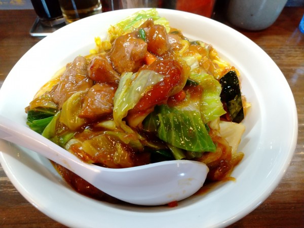 「スタミナ冷し+レバー増し　1030+200円」@スタミナラーメン がむしゃの写真