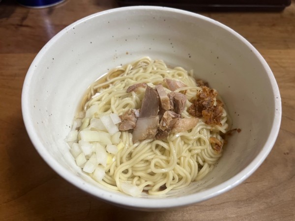 「味付け替玉（醤油油そば）」@いのうえの写真