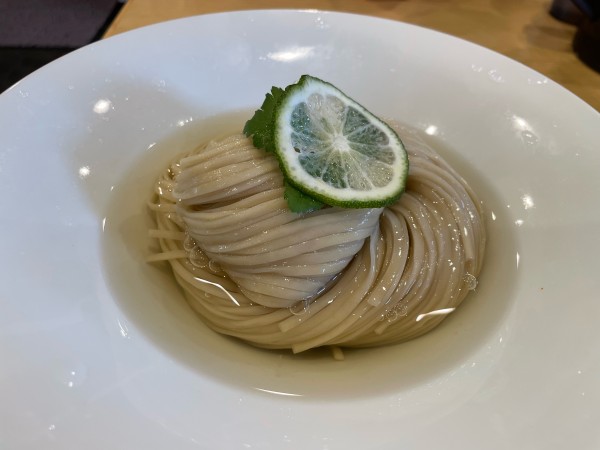 「昆布水つけ麺（塩）」@麺処 隆の写真