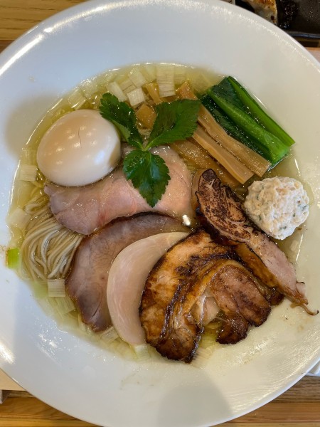 「特製川俣シャモ塩ラーメン」@麺処 隆の写真