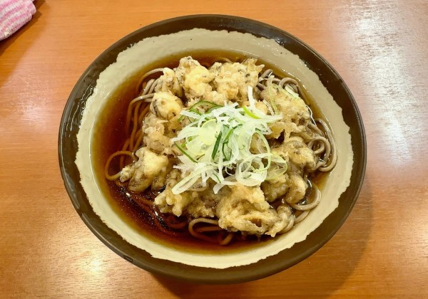 「舞茸天そば(470円)」@亀有そばの写真