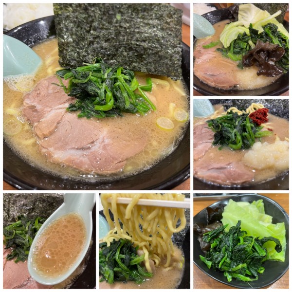 「野菜盛ラーメン 1080円小ライス100円ビール」@らーめん家 せんだい 横浜駅西口店の写真