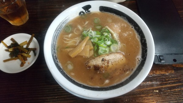 「味玉ばり馬790円-200円+外税」@ばり馬 鳥取トリニティモール店の写真