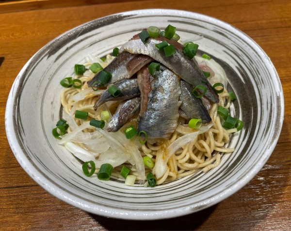 「いわしそば」@寿製麺よしかわ 川越店の写真