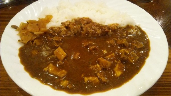 「印度ポークカレー小 1060円」@カリカルの写真