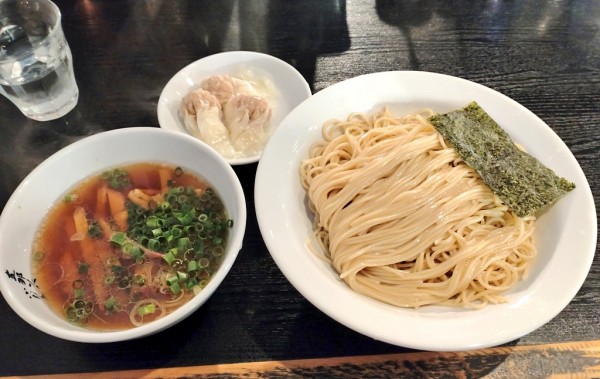 「ワンタンつけソバ(醤油)」@支那ソバ 小むろの写真