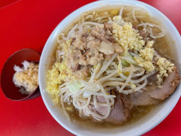 「小ラーメン＋おろしポン酢」@ラーメン二郎 大宮公園駅前店の写真