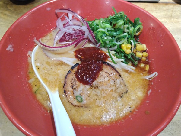 「【期間限定】味噌赤丸 ¥1050」@博多一風堂 みなとみらい東急スクエア店の写真