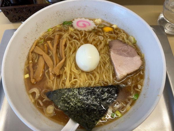 「中華そは+玉子」@中華そば 大咲の写真