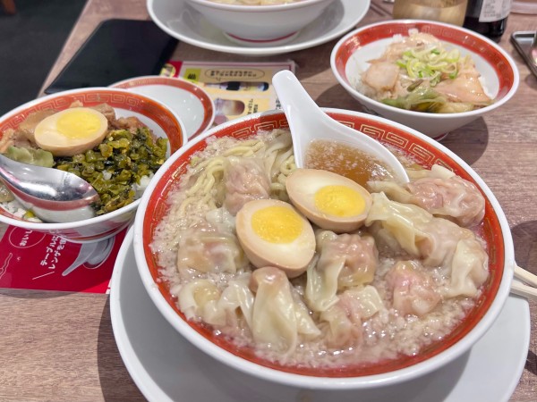 「ランチ雲呑麺ご飯セット」@広州市場 横浜ポルタ店の写真