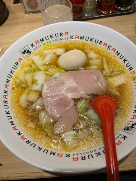 「煮卵ラーメン」@神座飲茶樓 東京駅グランルーフ店の写真