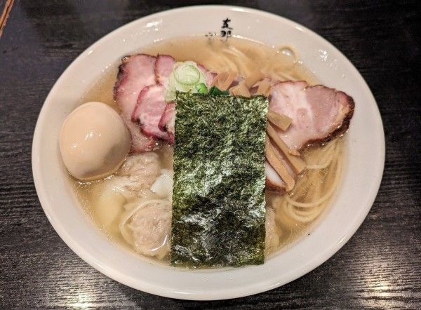 「チャーシューワンタンメン 塩、麺大盛、味付け玉子   1520円」@支那ソバ 小むろの写真
