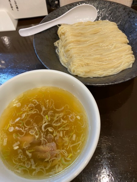 「しおつけ麺」@町田汁場 しおらーめん進化 町田駅前店の写真