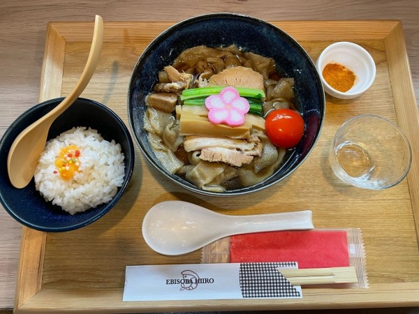 「名古屋コーチンの油そば」@えびそば 緋彩の写真