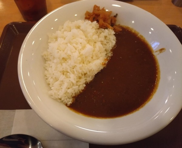 「カレー並盛490円」@すき家 53号岡山IC店の写真