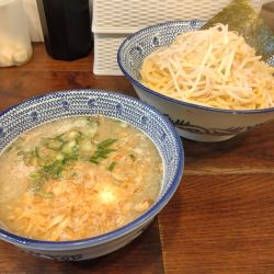 つけめん（塩・大盛）＋半熟玉子