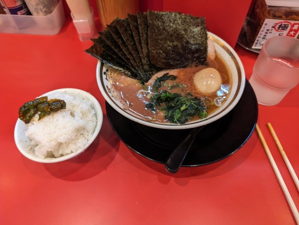 「のりたまラーメン」@家系ラーメン 裏大輝家 青物横丁店の写真
