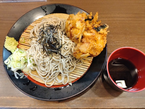 「22 (冷)かき揚げ天ざる 480円」@はないちの写真