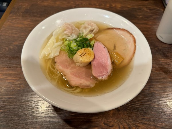 「【限定】金目鯛と天然真鯛の極上塩そば」@麺屋 真心の写真