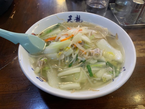 「タンメン 600円」@天龍 銀座街店の写真