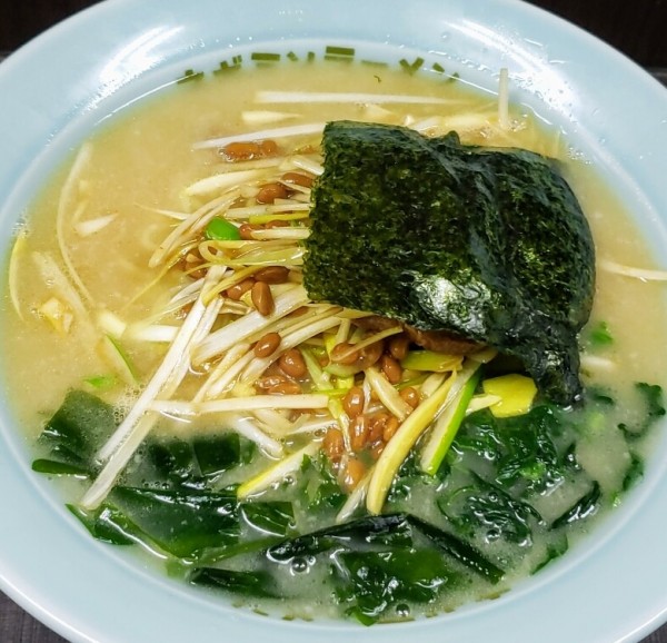 「納豆ネギラーメン ￥790」@ラーメンショップ椿 ひたちなか店の写真