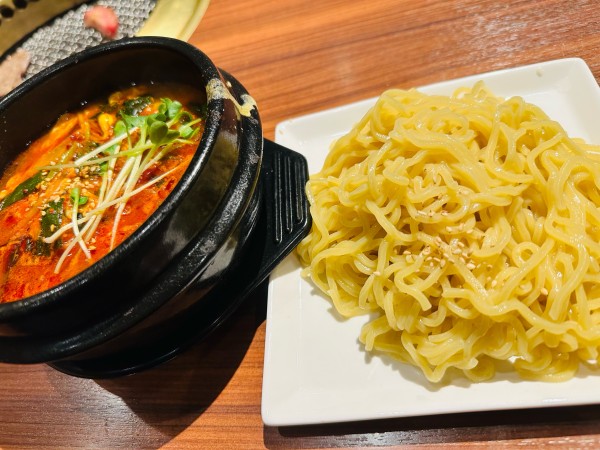 「テグつけ麺 1,200円」@炭火焼肉 こうしんの写真