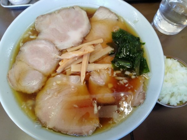 「チャーシュー麺＋薬味」@こまつやの写真