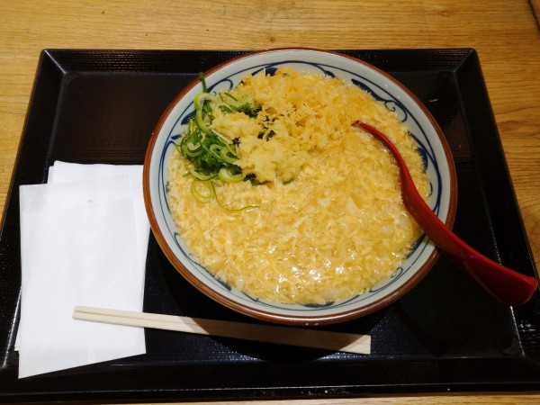 「玉子あんかけうどん 大(680円)」@丸亀製麺 羽田空港第2ビル店の写真