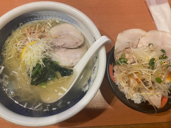 「俺流 塩丼セット 1150円」@俺流塩らーめん 渋谷三丁目店の写真