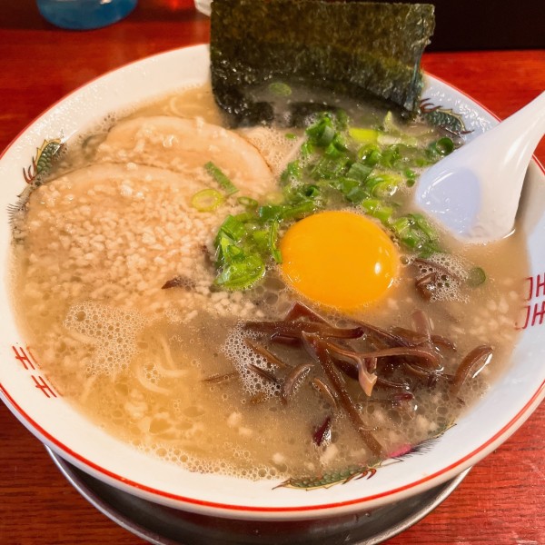 「特製ラーメン(ヤワ)+替玉バリ」@博多ラーメン 琉の写真