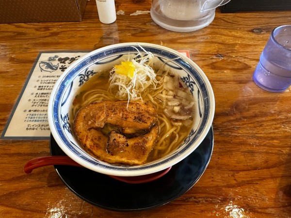 「マグロ節そば」@下品なぐらいダシのうまいラーメン屋 園田店の写真