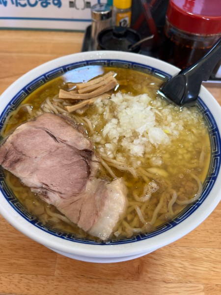 「ラーメン　麺ダブル」@前足ラーメン かくれがの写真
