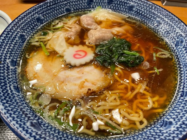 「鶏だし肉雲呑麺（醤油）」@ワンタン屋 今福商店の写真