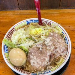 味玉もやしラーメン中盛+豚1枚