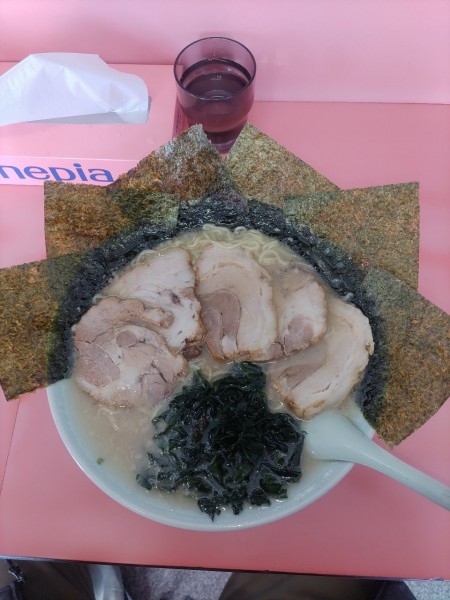 「チャーシューメン中盛+のり メンマ抜き」@ラーメンショップ 下大野店の写真