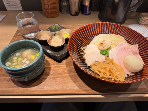 「特製帆立の昆布水つけ麺・白（大盛）」@Tokyo Style Noodle ほたて日和の写真