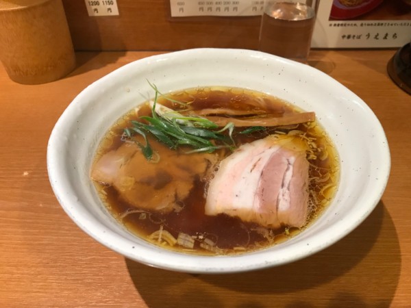 「中華そば 醤油 1050円」@中華そば うえまちの写真