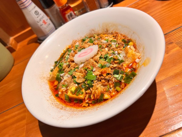 「【月夜限定】汁なし麻婆麺」@麺屋 真心の写真