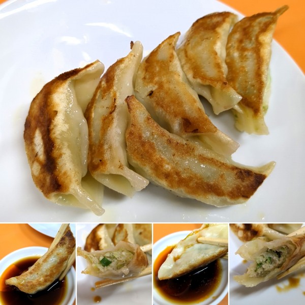 「餃子(6個)　550円」@中華料理 千住軒の写真