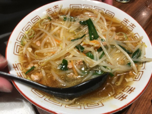 「もやしあんかけラーメン」@中華料理 上海亭 梅島店の写真