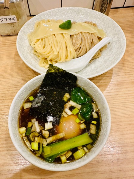 「味玉合盛りつけ麺【1050円】」@麺や 麦ゑ紋の写真
