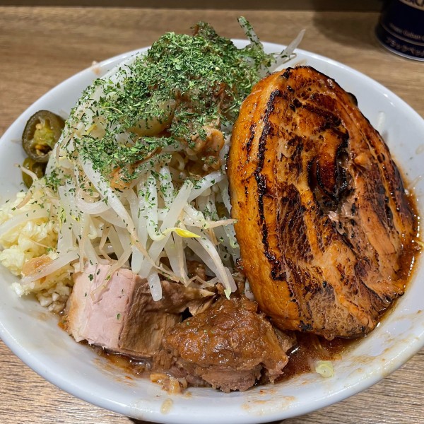 「【限定】ピザ汁なし」@MEN YARD FIGHTの写真