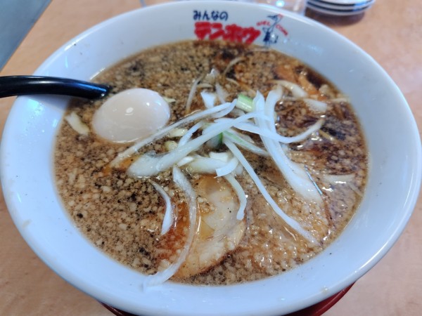 「【限定】黒中華そば」@テンホウ 松本渚店の写真