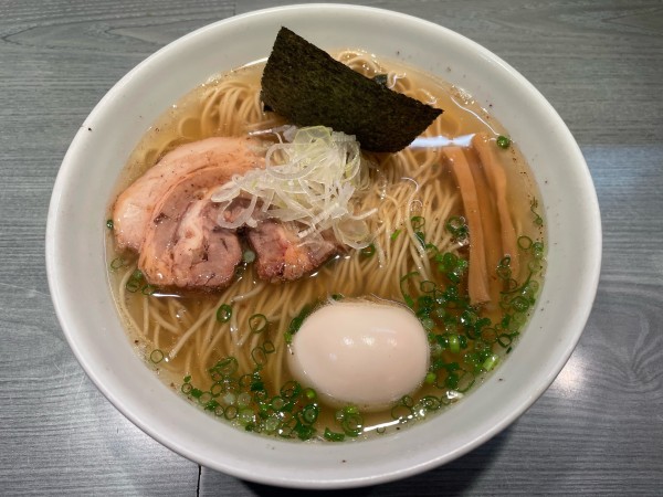 「煮干蕎麦・塩・細麺」@喜乃壺の写真
