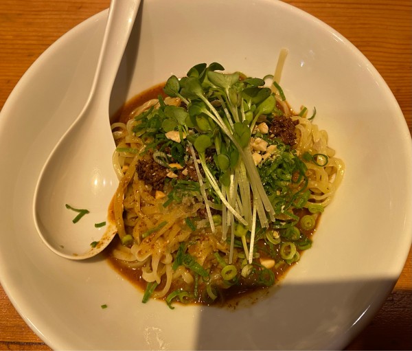 「汁なし担々麺 1000円」@担々麺本舗 辣椒漢 駒込店の写真