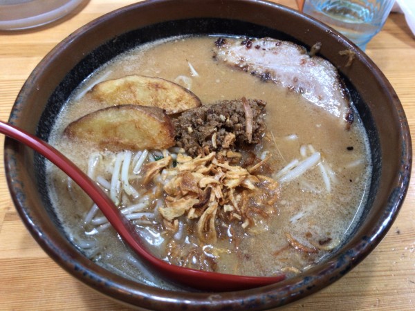 「北海道味噌(味噌漬け炙りチャーシュー1枚つき) 500円」@門左衛門 朝霞台店の写真